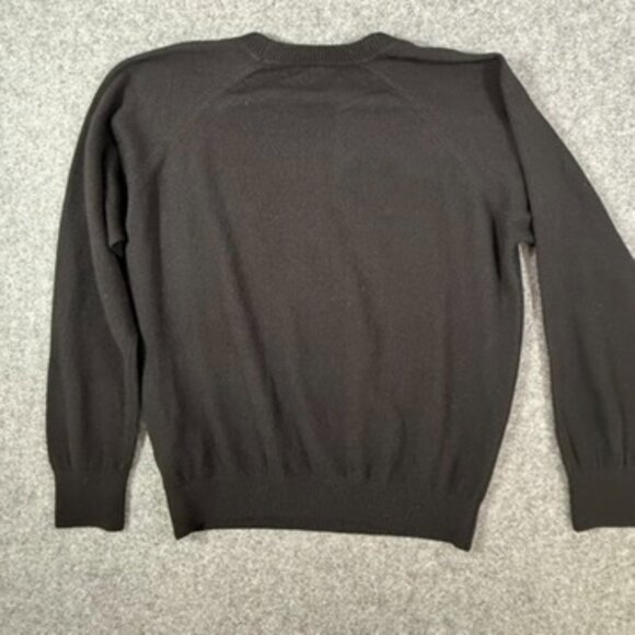 Aviator Nation Unisex Cashmere Bolt Crewneck Sweater Black Comfy‎ Soft Sz Medium - Picture 2 of 11